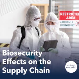Biosecurity effects on the supply chain