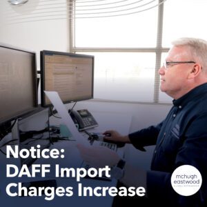 DAFF Import Charges